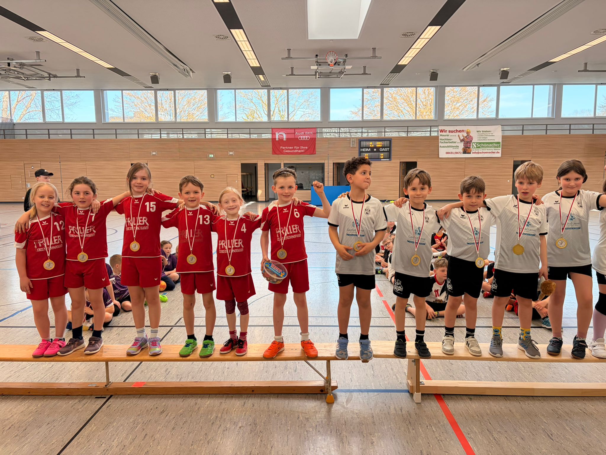 Minis des SC Freising beim Mini-Spieltag des TSV Neuburg